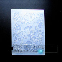 Floral Embossing Folder, Used A2