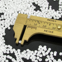 8/0 Round Seed Beads Opaque White
