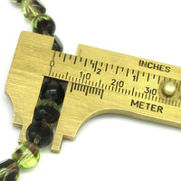 8mm 3-Cut Round Window Beads, 2-Tone Peridot and Amethyst