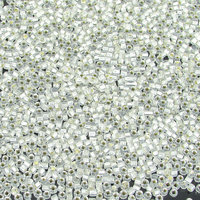 11/0 Seed Beads, Silver Lined Clear Rocaiiles