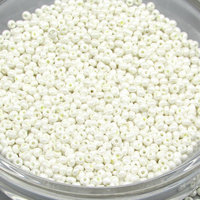 11/0 Seed Beads, Opaque White Pearl