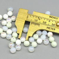 6mm Round Czech Glass Beads in Assorted Colors