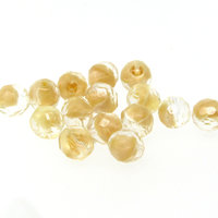 10mm Faceted Round Czech Givre Beads