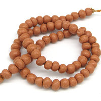 Wooden Rondelle Bead Strands