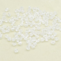 4mm Bicones, Crystal Machine Cut Vintage Czech Beads