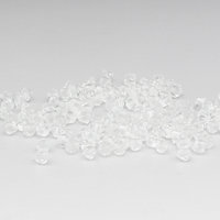 4mm Bicones, Crystal Machine Cut Vintage Czech Beads