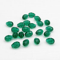 13x9.5mm Emerald Faceted Teardrops (22)