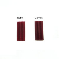 Vintage 20x8.5mm Ridged Rectangle Cabochons