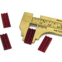 Vintage 20x8.5mm Ridged Rectangle Cabochons