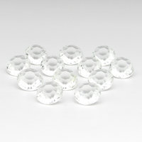 Vintage 39ss Clear Rhinestone Chatons, Unfoiled Glass Gems