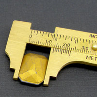 19x13.8mm Octagon Baguette, Vintage Opaline Foiled Rhinestone