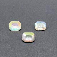 10x8mm Octagon Baguettes, Vintage Crystal AB Rhinestones