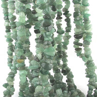 Green Aventurine Gemstone Chip Beads