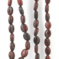 Poppy Jasper 9mm Oval Beads