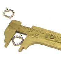 Gold Plated Rhinestone Heart Pendants