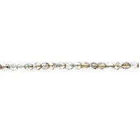 4mm Rose Fire Polished Round Beads