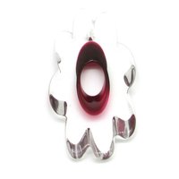 Furnace Cane Flower Slice Pendant