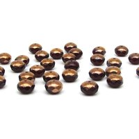 9x6mm Faceted Rondelles, Garnet Red Fire Polished Czech Glass Beads (20)