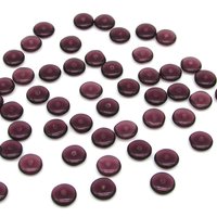 7mm Flat Rondelles, Small Front-Drilled Discs, Czech Pressed Glass Beads
