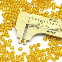 6/0 Translucent Topaz Mini Rocailles