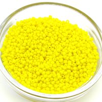 11/0 Seed Beads, Opaque Bright Yellow