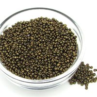11/0 Seed Beads Antique Bronze Metallic