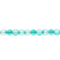 6mm Two-Tone Czech Pressed Glass Beads