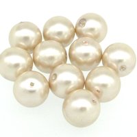 16mm Round Czech Glass Faux Pearls, Choice of Color