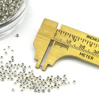 11/0 Seed Beads, Oxidized Silver Lined Clear Spacers