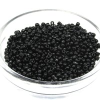 11/0 Seed Beads Opaque Black (25g)
