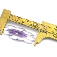 Furnace Cane Flower Slice Pendant