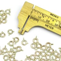 6mm Spring Ring Clasp, 14k Gold Filled