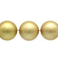 22mm Round Beads, Vintage Jumbo Plastic Pearls