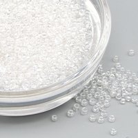 11/0 Clear Glass Seed Beads