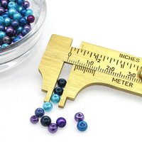 4mm Opaque Purple Glass Pearl Beads (20g)