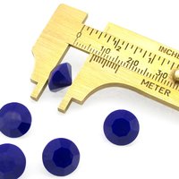 47ss Opaque Navy Blue Rhinestone Chatons (6)