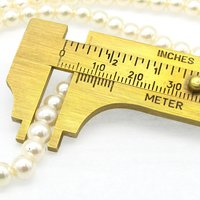 6mm Round Faux Pearls, Opaque Cream Lustre Vintage Plastic Beads