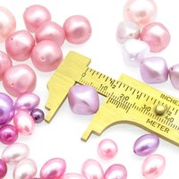 Vintage Pink Plastic Pearl Bead Mix