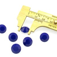 47ss Opaque Navy Blue Rhinestone Chatons (6)