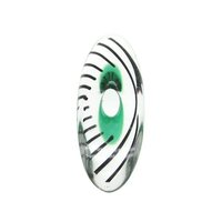 Oval Furnace Cane Slice Pendant
