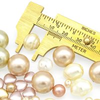 Peach Round Faux Pearl Mix, Coated Czech Glass Beads