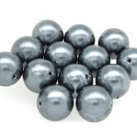 17mm Dark Gray Plastic Pearls (13)