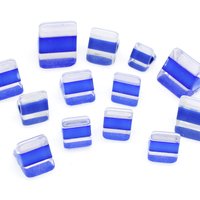 Royal Blue Furnace Cane Triangular Barrels and Slices