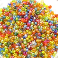 11/0 Rainbow Lustre Seed Bead Mix