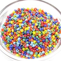 Opaque Seed Bead Mix, 11/0 Rocailles