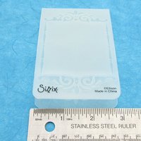 Wishing You Joy Sizzix Embossing Folder, 4.5" Rectangle