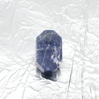 Octagonal Cabochon, Dark Blue Sodalite 22.25x13.25mm, 15ct Semiprecious Gemstone