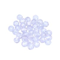 6mm Round Crackle Beads, Translucent Czech Glass Druks, Assorted Colors