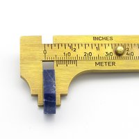 Octagonal Cabochon, Dark Blue Sodalite 22.25x13.25mm, 15ct Semiprecious Gemstone