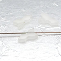 Vintage Matte Crystal Arrows, 17.5x8.5x4mm Flat Beads (3)